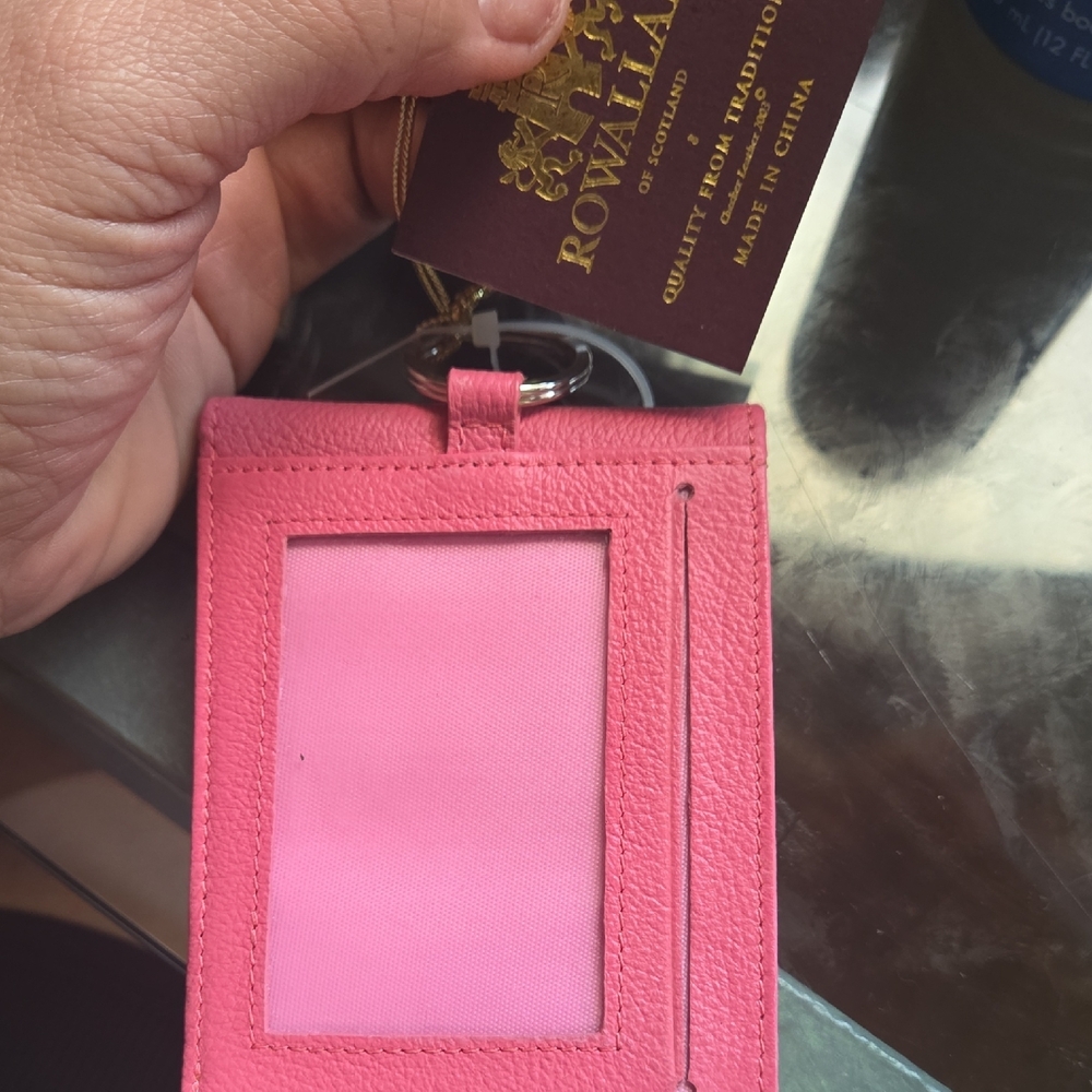 ROWALLAN pink Leather Crossbody Wallet - Picture 5 of 5